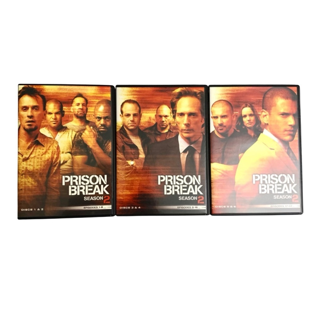 Prison Break Complete Seasons 1 & 2 (6 Disc DVD sets)‎ Action/Intrigue/Suspense - Picture 11 of 16
